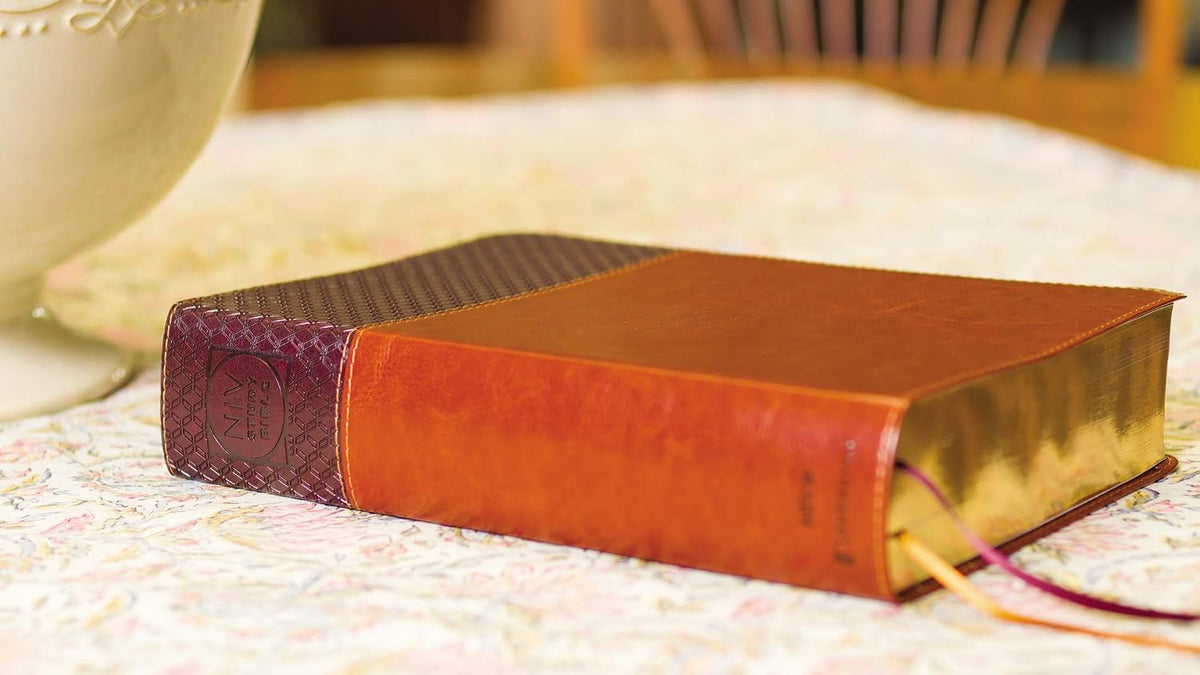 NIV Study Bible, Fully Revised Edition, L/P, Comfort Print, Brown