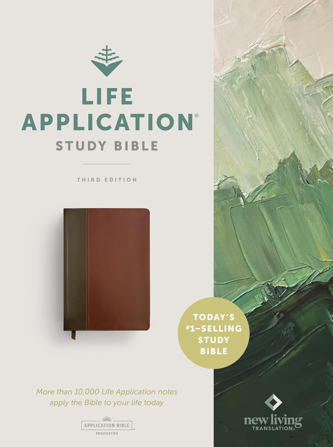 NLT Lab Study Bible 3rd Ed Red Letter - Brown (Im/Lth)