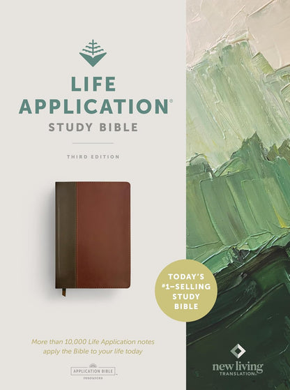 NLT Lab Study Bible 3rd Ed Red Letter - Brown (Im/Lth)