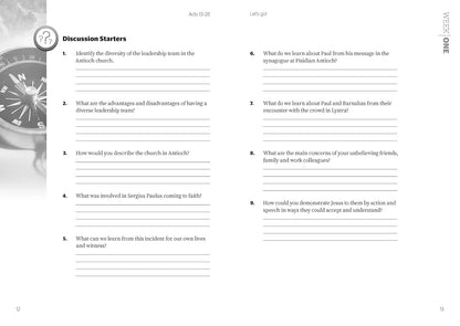 CTC  Acts 13-28 (To The Ends Of The Earth)