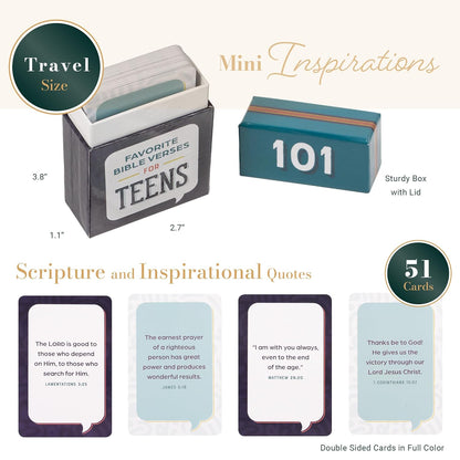 101 Favourite Bible Verses For Teens Box of Blessing
