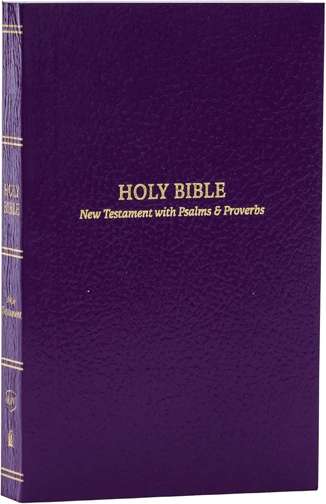 KJV  Pocket NT Psalms Proverbs Purple P/B