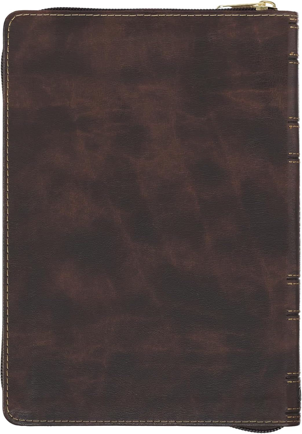 2027 A Man's Heart Plans His Way -  Brown Executive Planner w Zipper