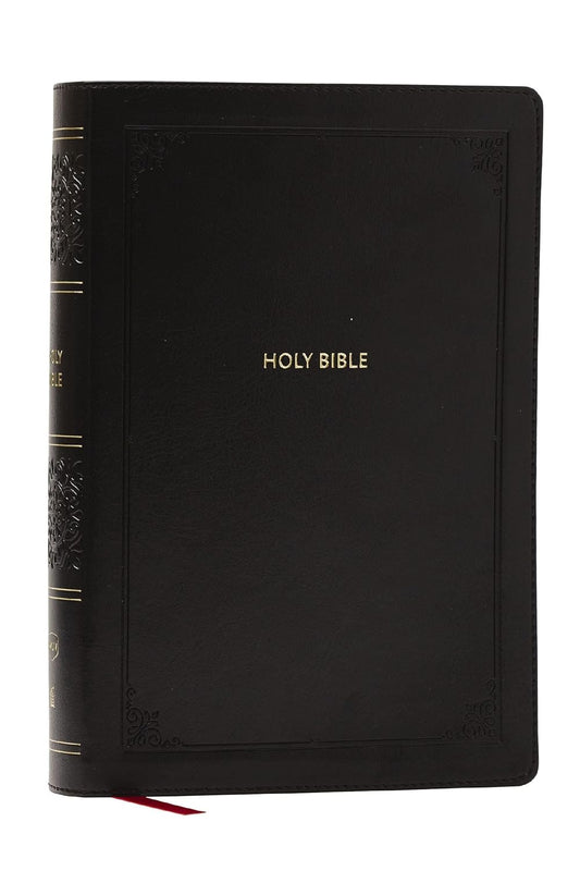 NKJV Giant Print Black Imt Leather