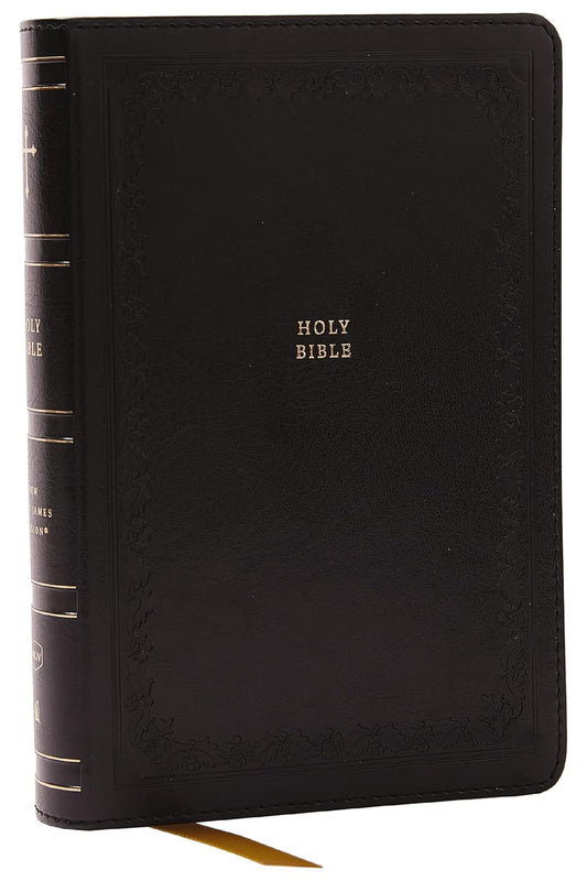 NKJV  Bible Compact Ref Black Leathersoft