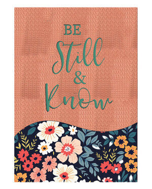 Journal Luxleather - Be Still and Know Pink