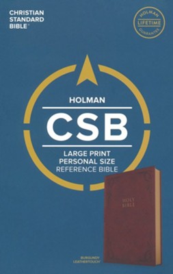 CSB  Bible Personal L/P Burgundy Lth/Touch