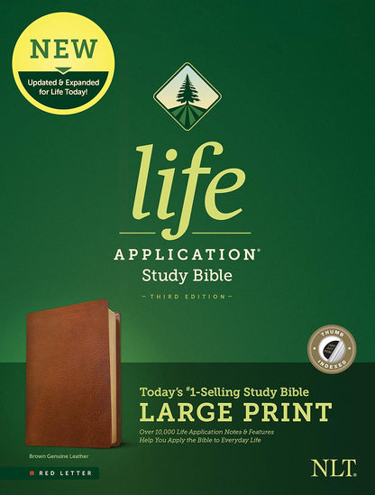 NLT Life Application Study Bible, Third Edition, L/P, Brown, In