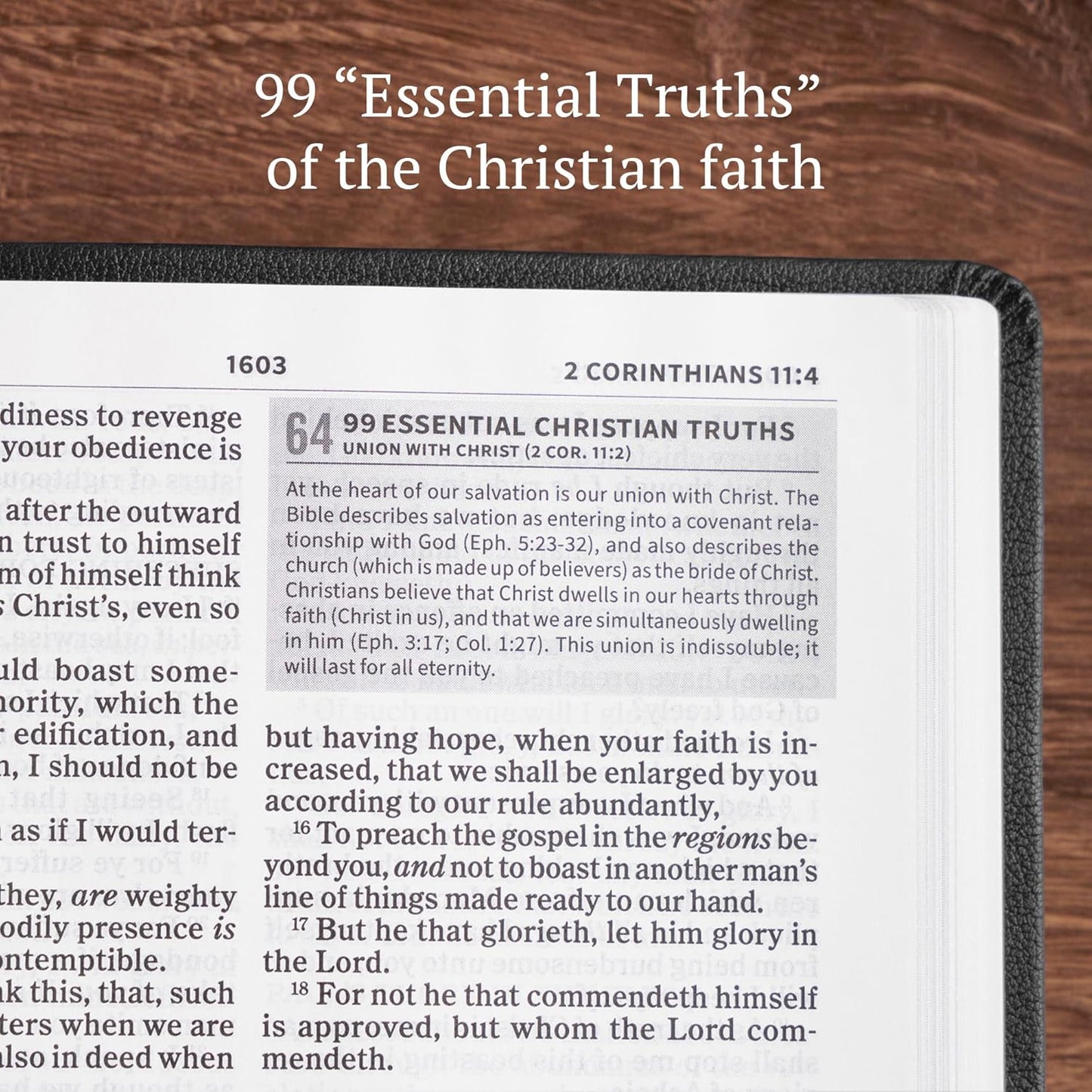 KJV Everyday Study Bible, Black Leathertouch: Black Letter, Study Notes, Illustr