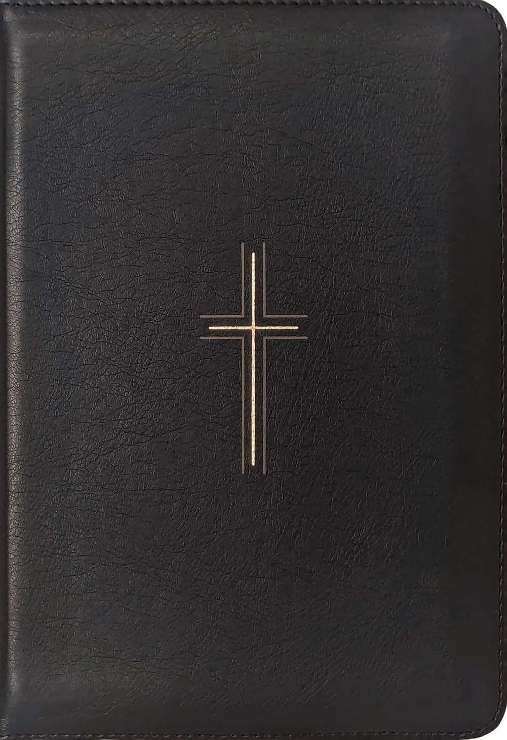 NLT Large Print Thinline Reference Zipper Bible, Filament (Black Cross, Indexed)