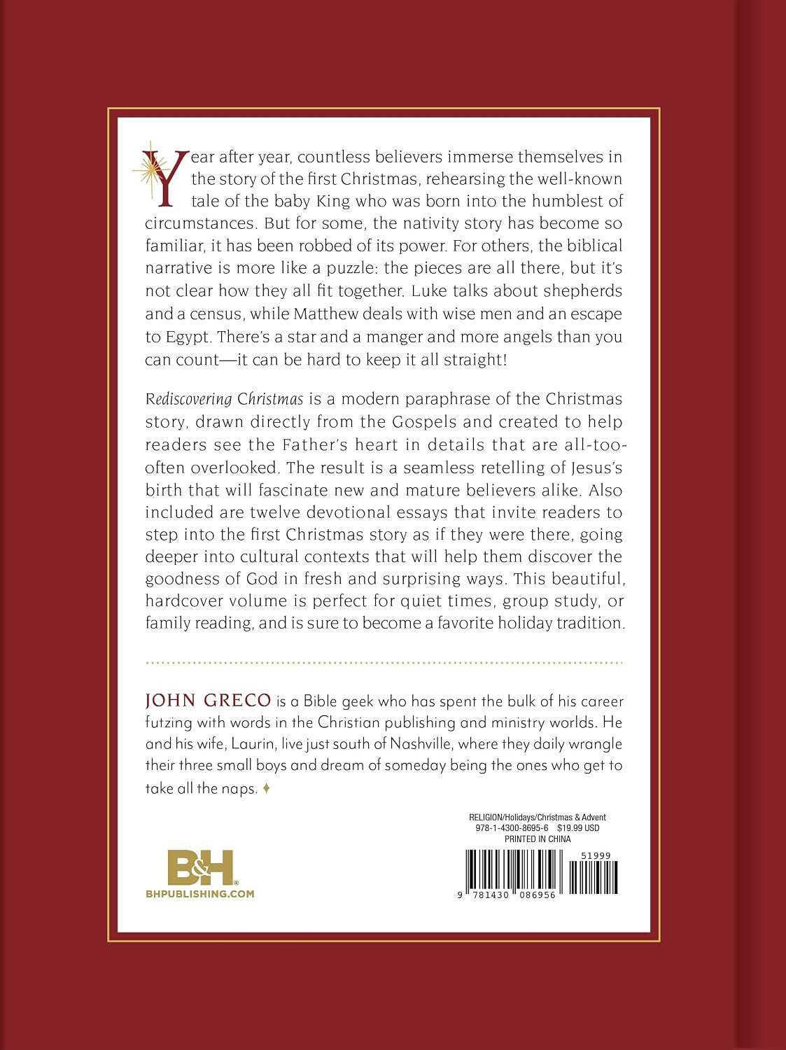 Rediscovering Christmas: A Twelve-Day Journey to the Manger by John Greco