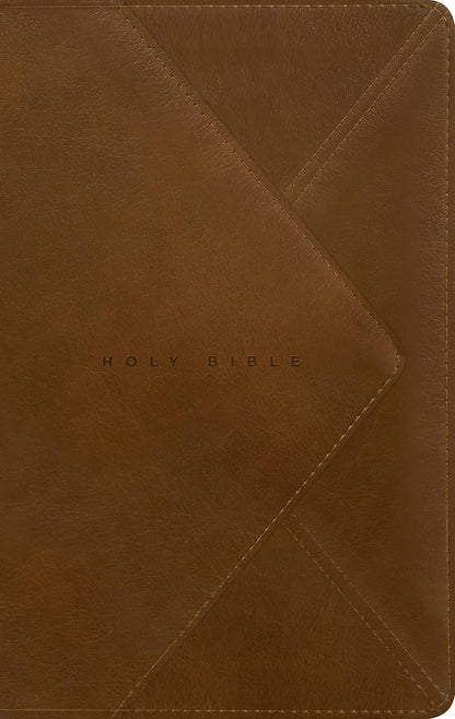 NLT Thinline Ref Bible Filament Enabled Brown Indexed
