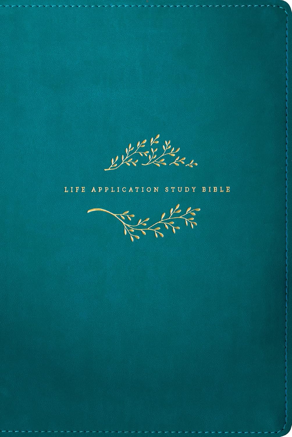 NKJV Life Applic Study Bible 3rd Ed L/P - Teal Leatherlike