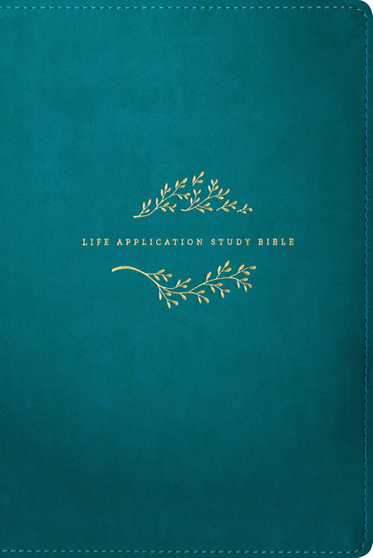 NKJV Life Applic Study Bible 3rd Ed L/P - Teal Leatherlike