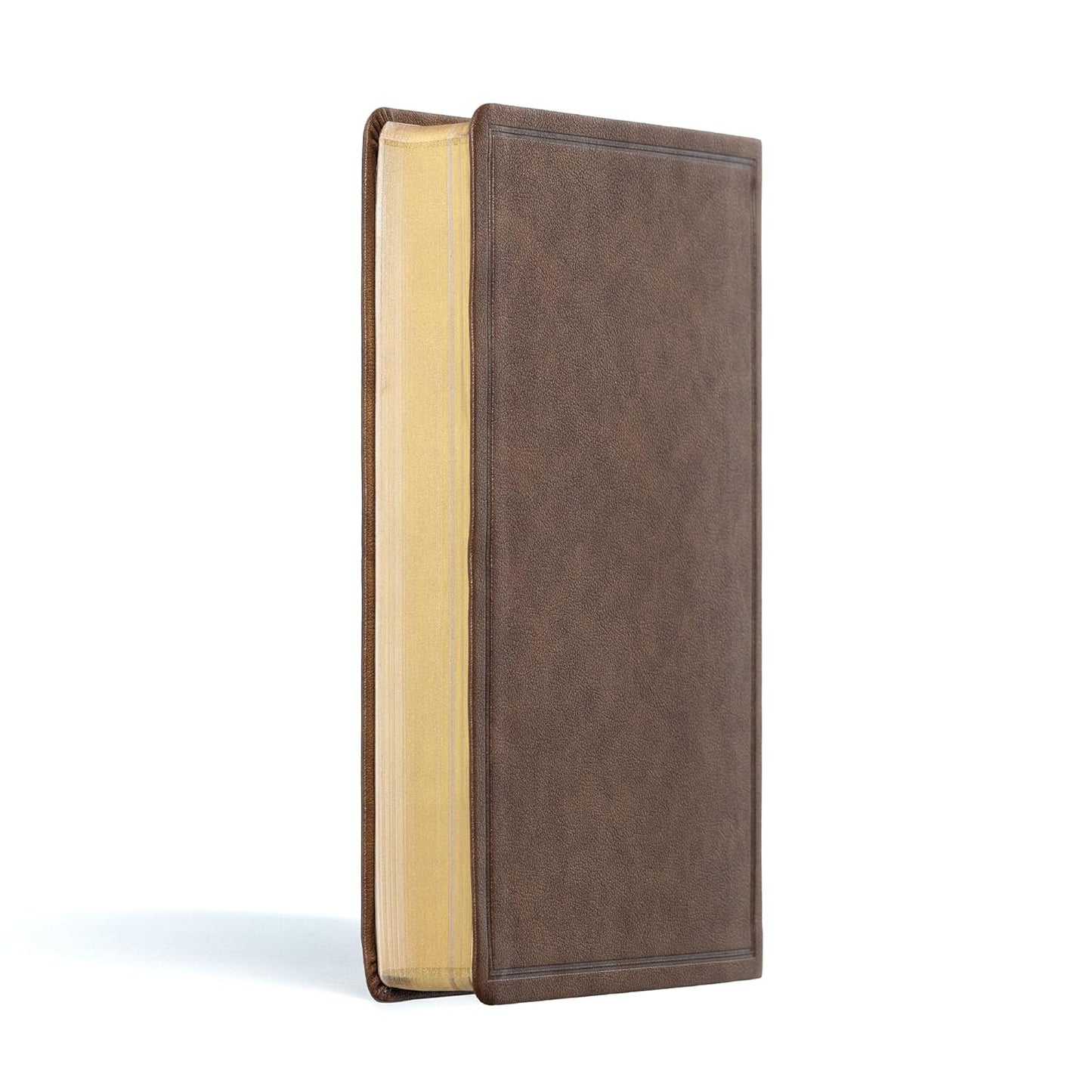 CSB Giant Print reference Bible Brown Leather Touch
