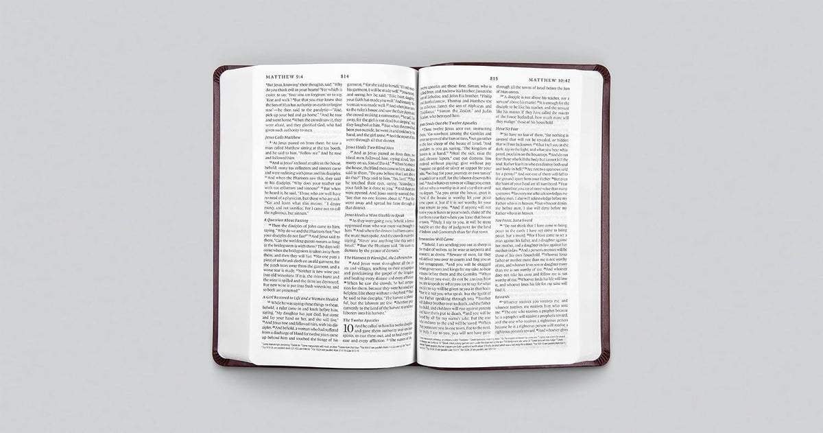 **ESV Premium Gift Mahogany Bible
