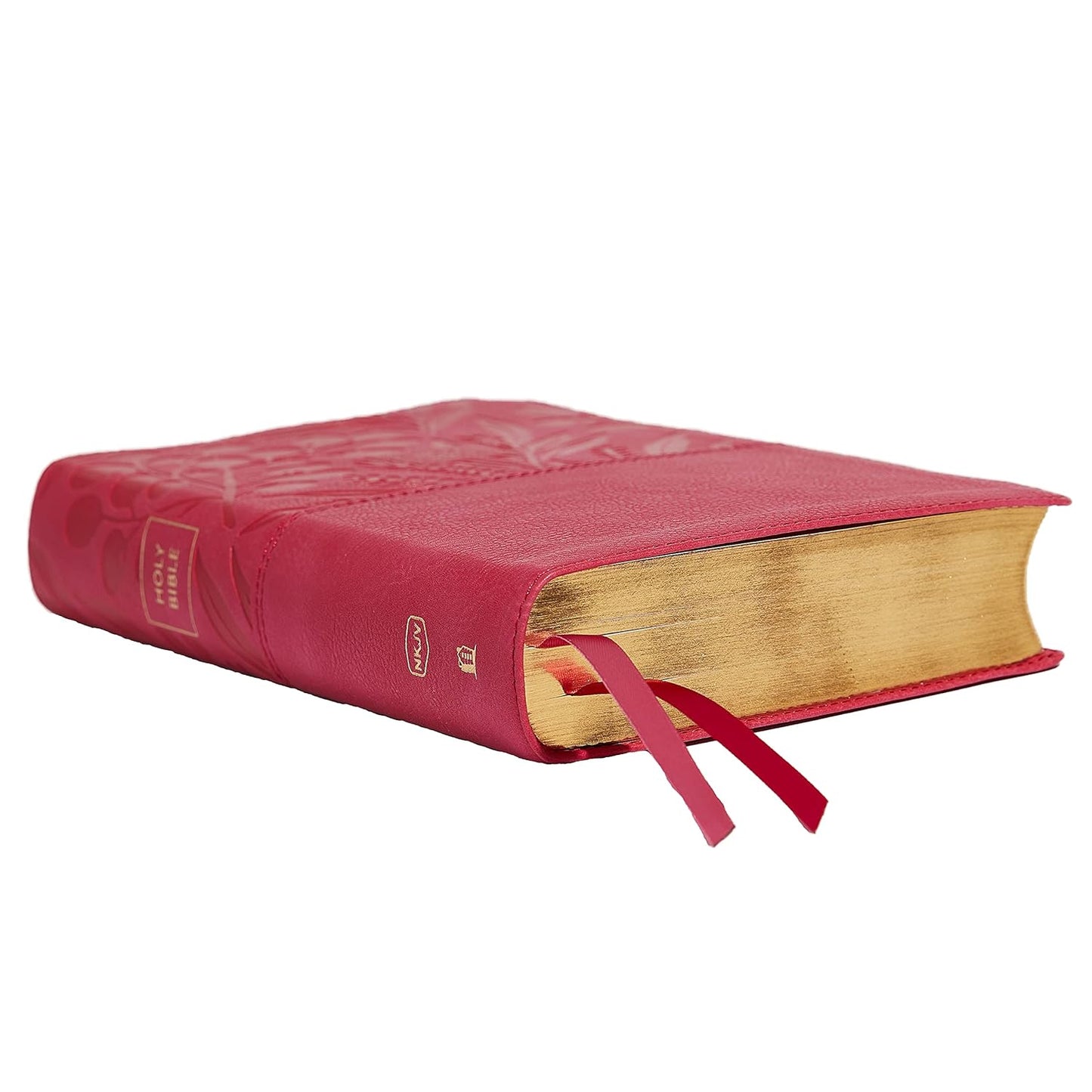 NKJV  End of Verse Ref Bible Personal Size L/P Pink Im/Lth