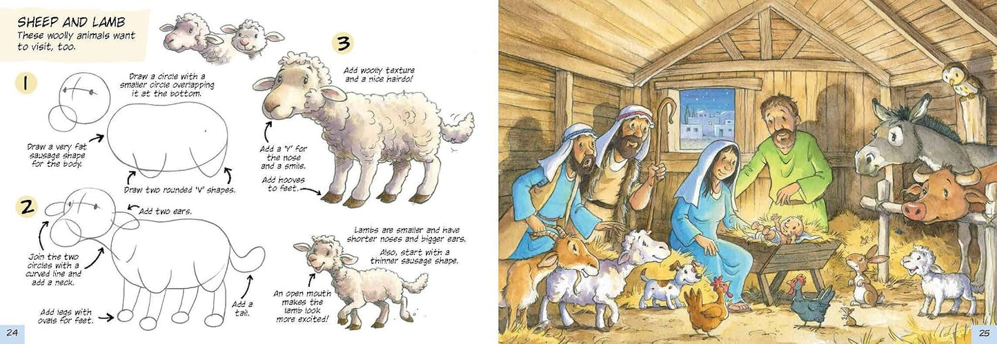 How to Draw Nativity