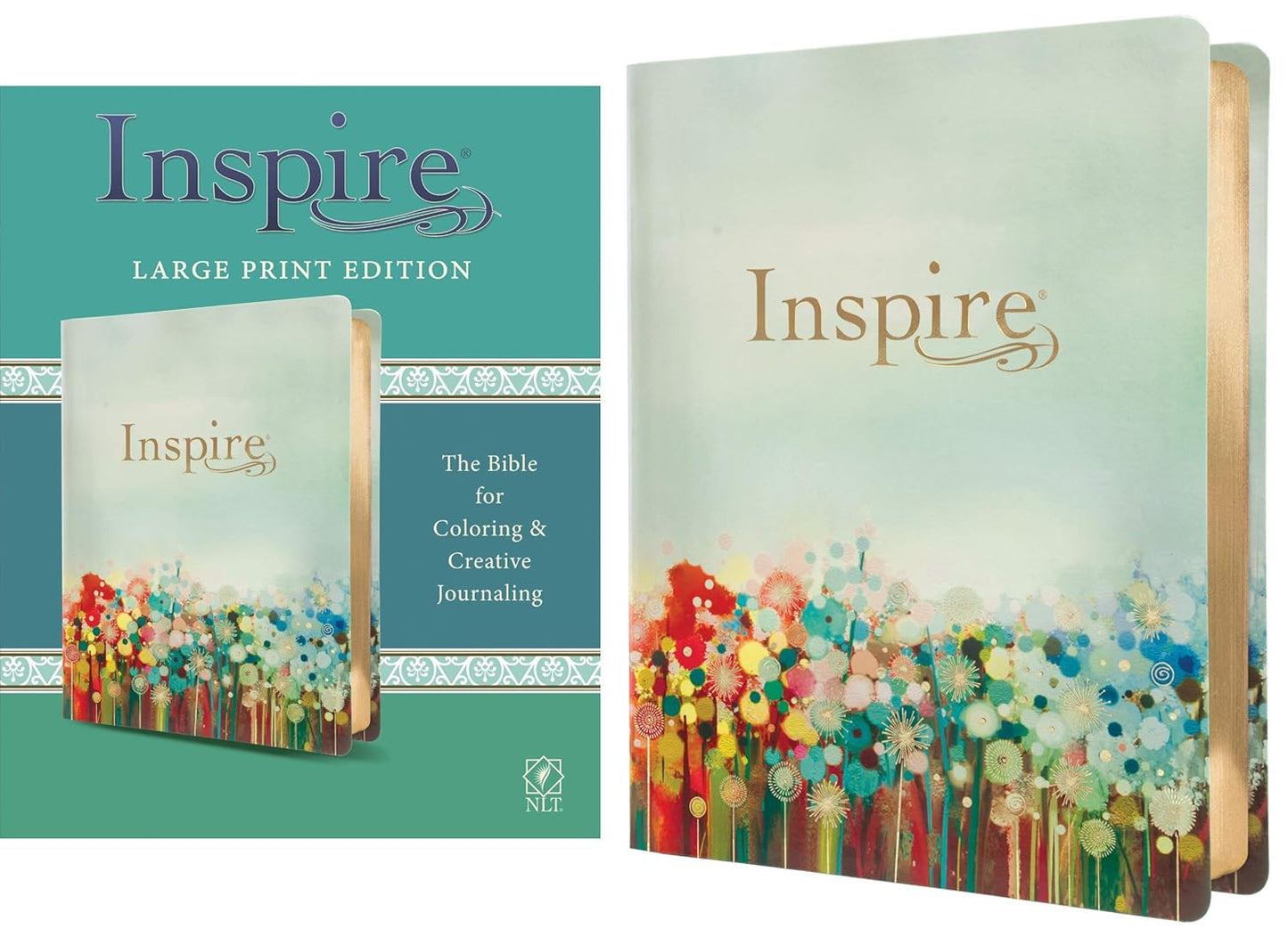 NLT Inspire: Colouring & Creative Journaling Bible