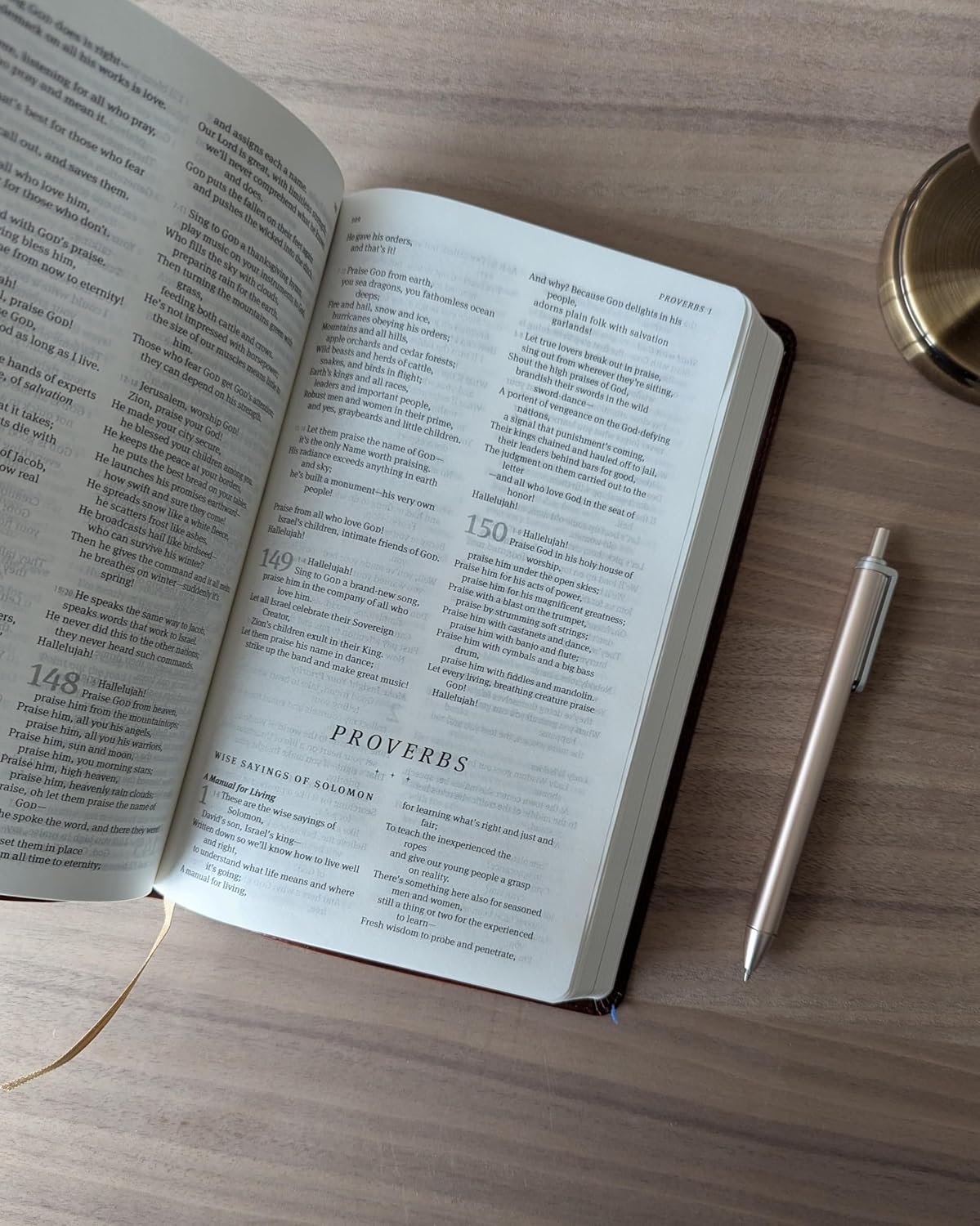 The Message Deluxe Gift Bible (Leather-Look, Dark Brown Gold Cross): The Bible i