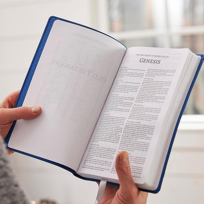 KJV Holy Bible Value Ultra Thinline Blue I/L