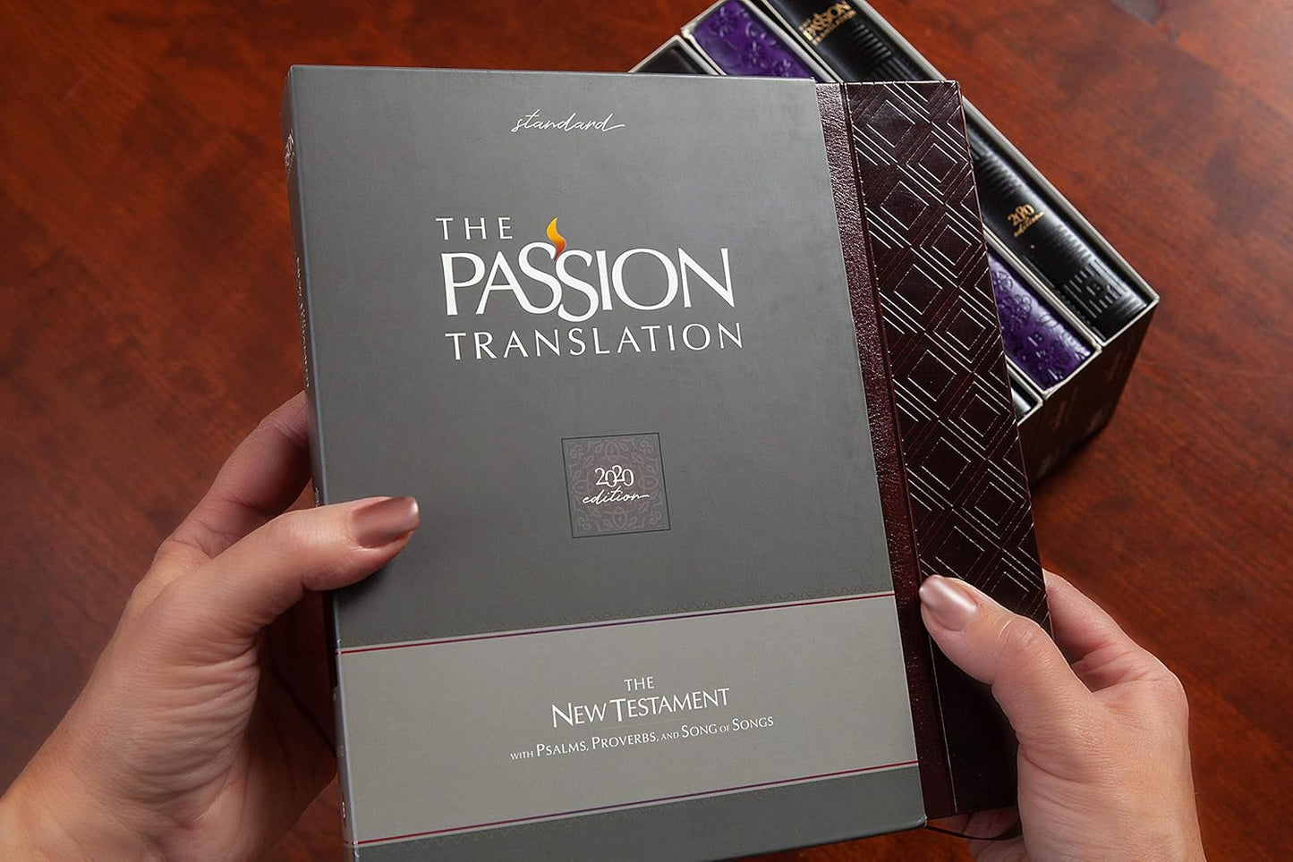 Passion Translation NT Psalms Prov Songs Black Faux Lth 2020 Ed