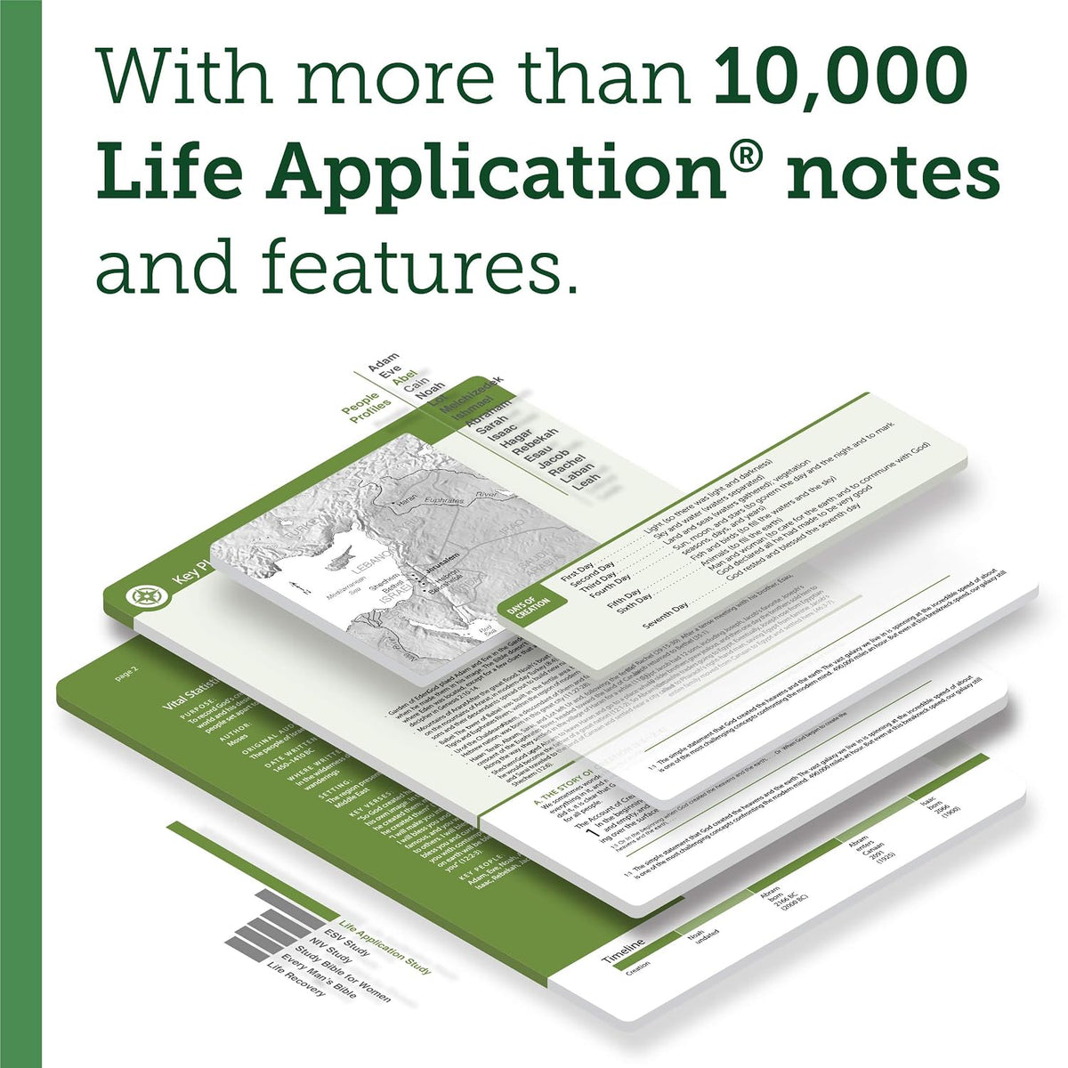 NLT Life Application S/B, Third Edition, L/P (Leatherlike, Brown/ Tan, Indexed)