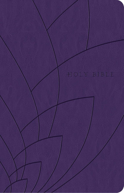Premium Gift Bible NLT, Filament Enabled (LeatherLike, Purple Petals, Red Letter