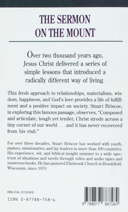The Sermon on the Mount by Stuart Briscoe