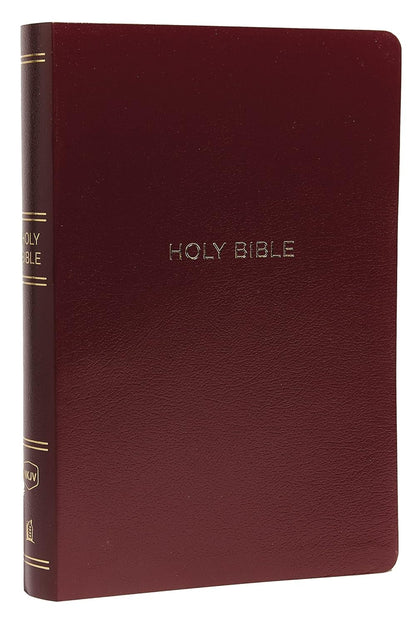 NKJV  Bible Centre-column Reference G/P Burgundy LthFlex