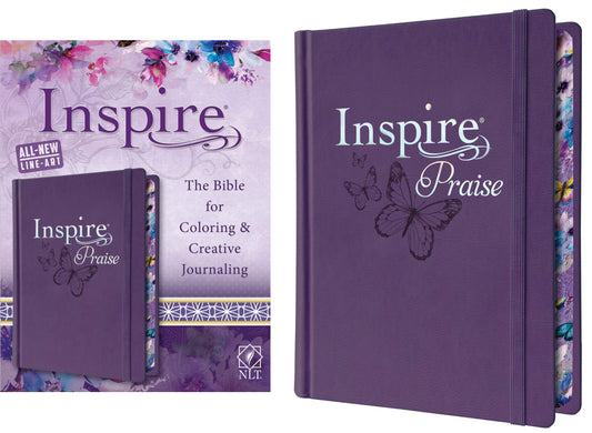 NLT  Bible Inspire Praise Colour Creative Journaling (Boxed)