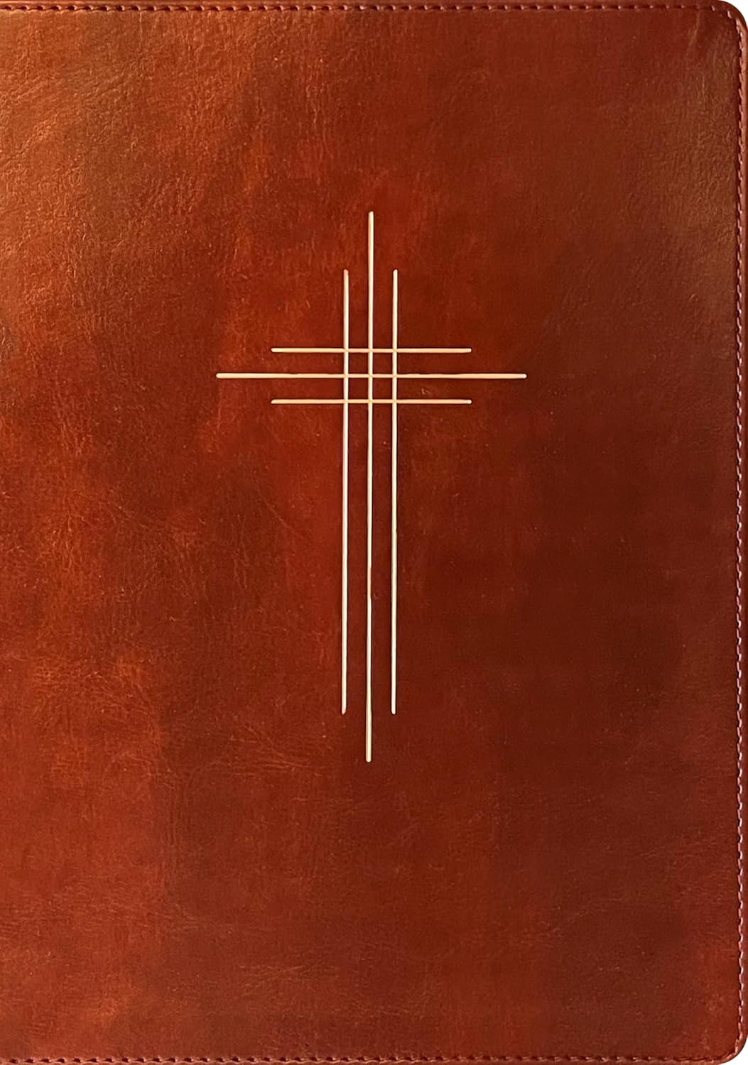 The Message Deluxe Gift Bible (Leather-Look, Dark Brown Gold Cross): The Bible i