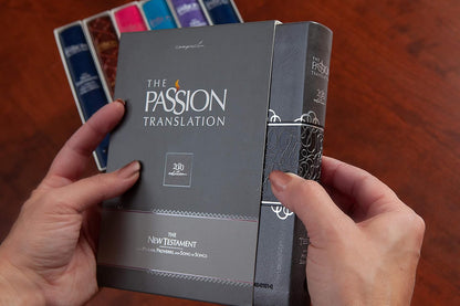 Passion Translation NT Psalms Prov Songs Compact Charcoal Faux Lth 2020 Ed