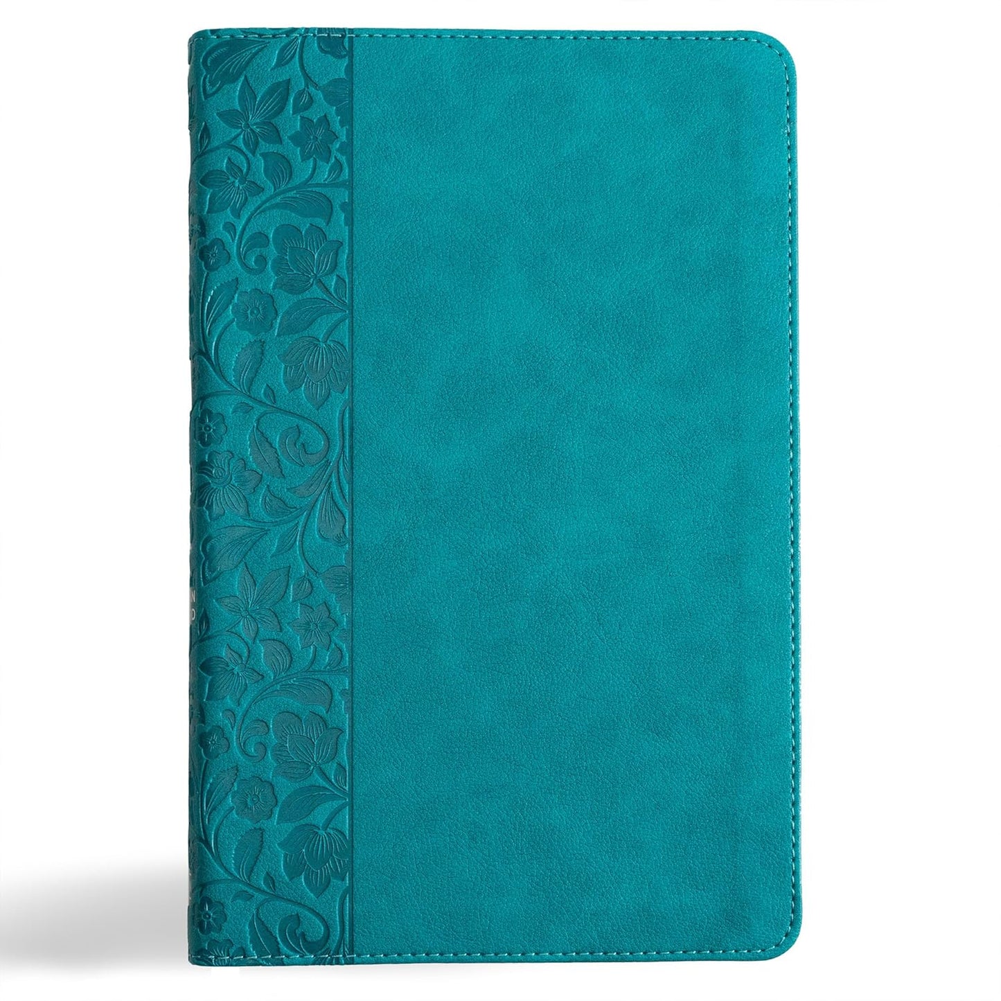 CSB Thinline Bible, Teal LeatherTouch, Red Letter, Presentation Page, Sewn Bindi