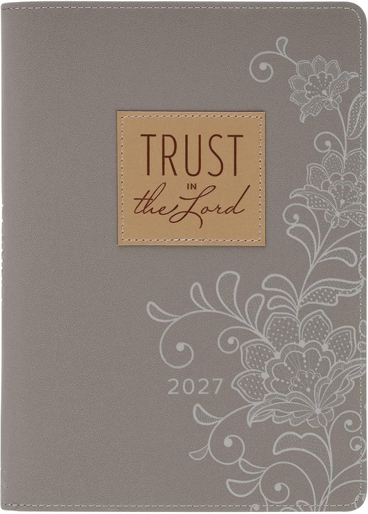 2027 12-Month Executive Diary/Planner, Zippered: Trust in the ...