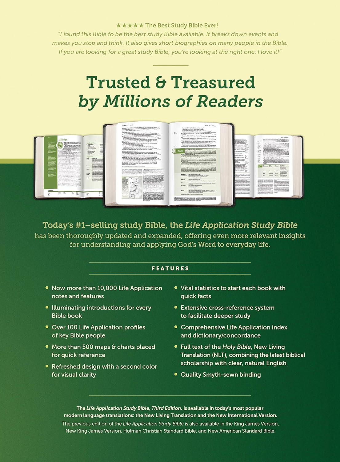 Scripture Labs NLT Lab Study Bible 3rd Ed Brown Im/Lth – Church Stores