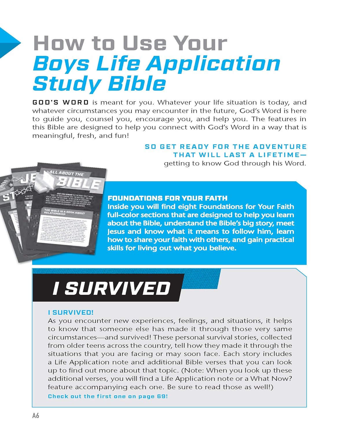 Tyndale NLT Boys Life Application Study Bible (Papeback)