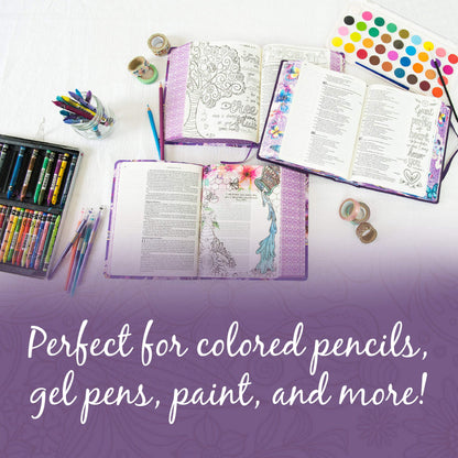 NLT  Bible Inspire Praise Colour Creative Journaling (Boxed)
