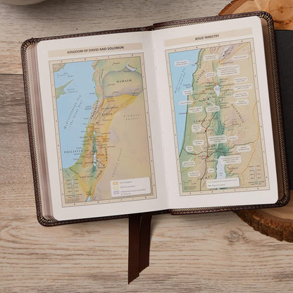 NKJV  Bible Compact Value Thinline Charcoal Im/Lth