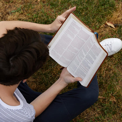 NKJV, Thinline Youth Edition Bible, Verse Art Cover Collection, Leathersoft, Gre