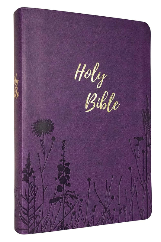 KJV Holy Bible Giant Print Purple Leathersoft