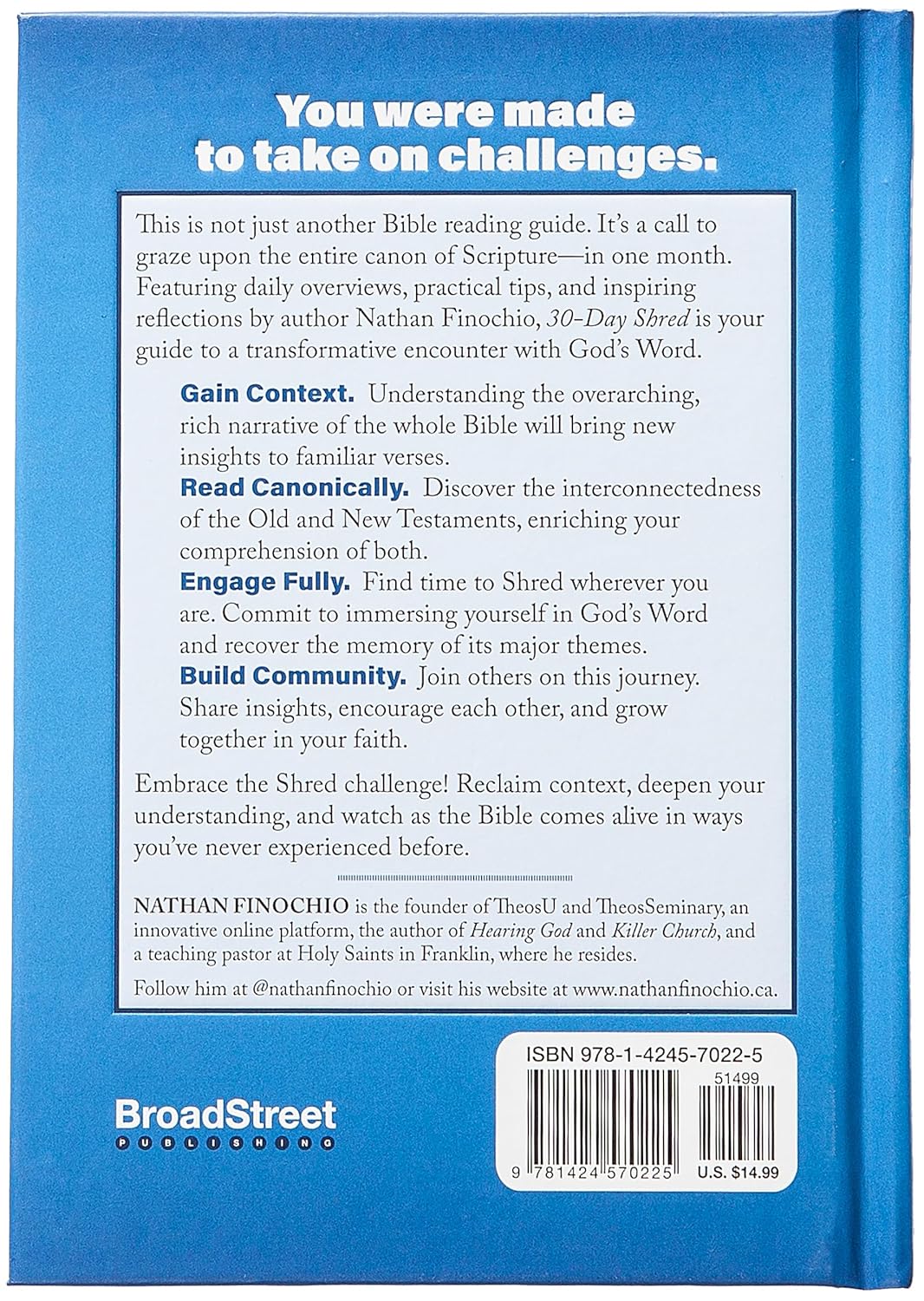 30-Day Shred by Nathan Finochio - Hardcover