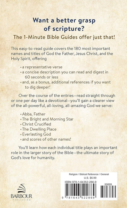 1-Minute Bible Guide: 180 Key Names of God