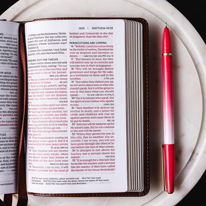 NKJV End-of-verse Reference Bible - Teal