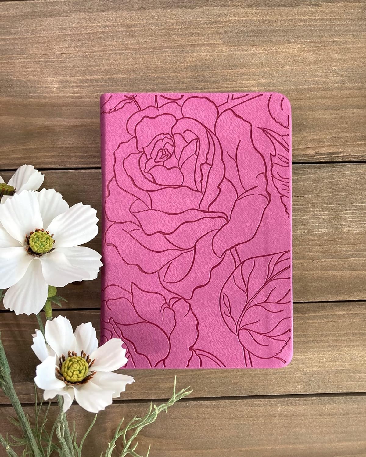 NLT Bible Premium Value Compact Filament Pink Rose Lth/Like