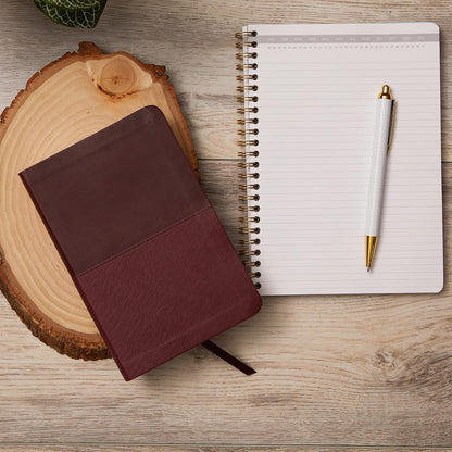 NKJV Value Thinline Bible Compact Burgundy Imitation Leather