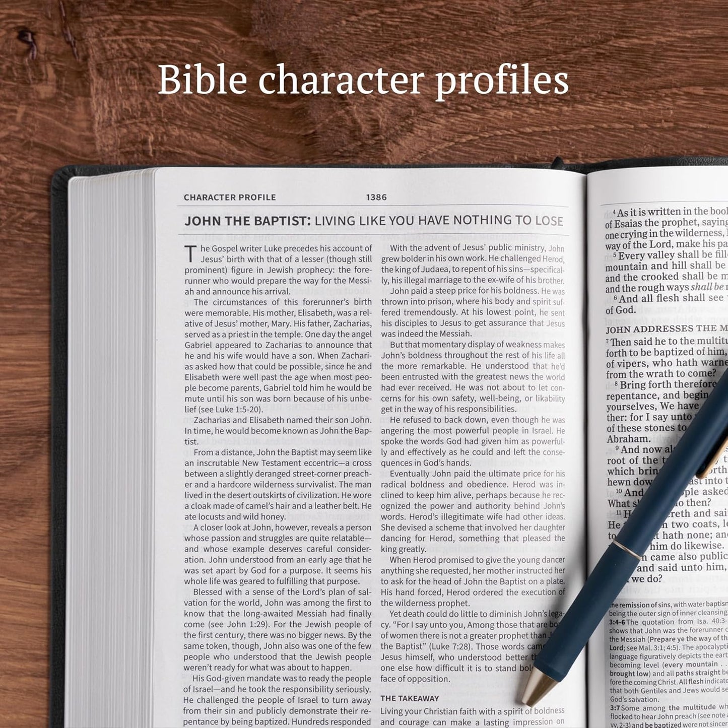 KJV Everyday Study Bible, Black Leathertouch: Black Letter, Study Notes, Illustr