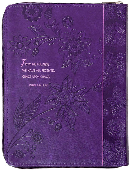 Planner 2024 Amazing Grace - Purple 12 month (Zipped)