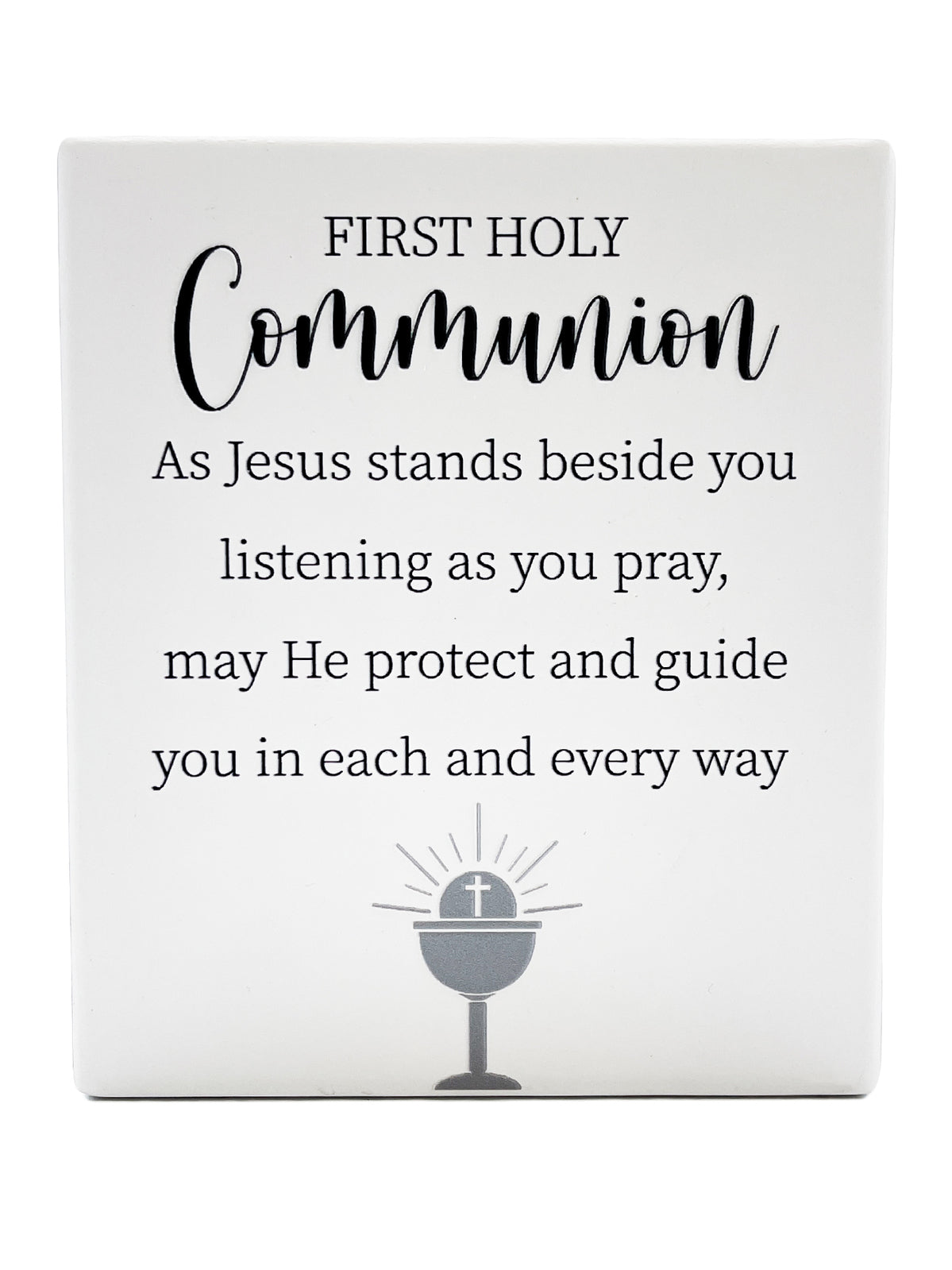 Infinity Ceramic Plaque - First Holy Communion