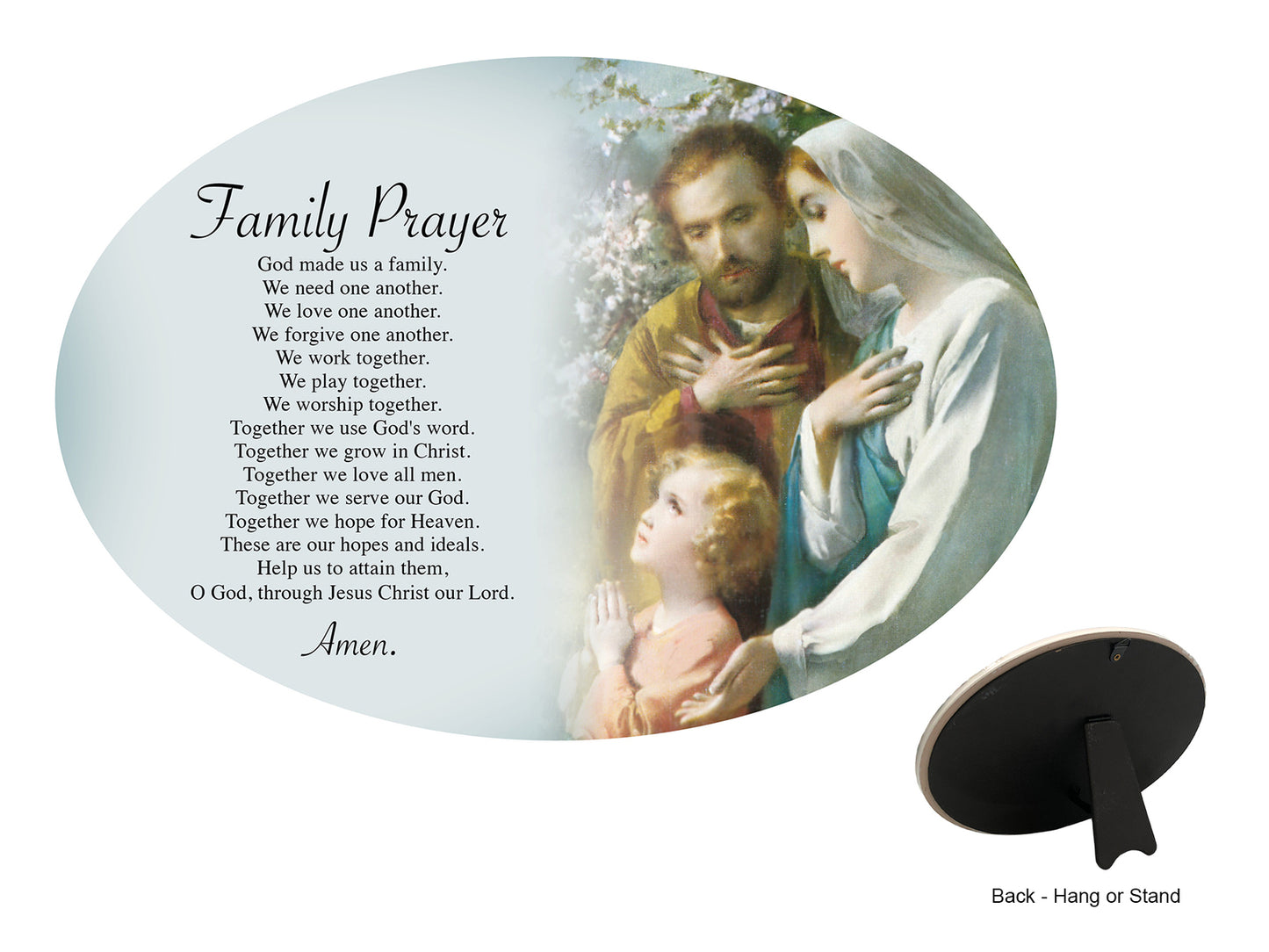 Heavenly Ceramic Plaque - Holy Family
